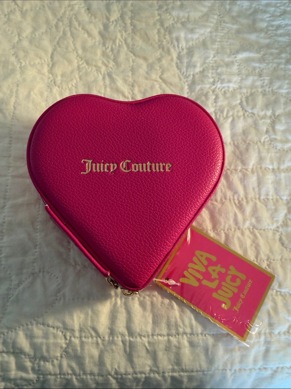 Juicy Couture Hot Pink Heart Mini Case